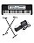 Kit Teclado Yamaha YPT-380 Portátil Preto + Suporte em X + Pedal Sustain - Imagem 1