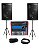 Kit Caixa de Som Ativa + Passiva MK-12 500W RMS Makpro + Mesa de Som MS802 + Tripe + Cabos - Imagem 1