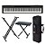 Piano Digital Yamaha P-145 Bluetooth - 88 Teclas GHC Toque Realista + Suporte em X + Banqueta + Capa - Imagem 1
