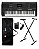 Kit Teclado Yamaha PSRE-483 + Suporte em X + Capa + Pedal Sustain - Imagem 1
