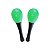 Maracas Infantis Verde Em ABS Par Liverpool - Imagem 1
