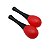 Maracas Infantis vermelho Em ABS Par Liverpool - Imagem 1