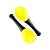 Maracas Infantis Amarelas Em ABS Par Liverpool - Imagem 2