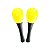 Maracas Infantis Amarelas Em ABS Par Liverpool - Imagem 1