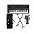 Kit Teclado Yamaha PSR-E483 + Capa + Suporte em X + Pedal Sustain - Imagem 1