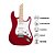 Guitarra Elétrica Strato Com Efeito Michael Rocker GMS250 Metallic Red - Imagem 4