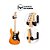 Kit Guitarra Elétrica com Efeitos Michael GMS250 Amber - Imagem 4