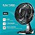 Kit 2 Ventiladores de Mesa e Parede Silencioso Flow Turbo 180 W 50cm Wap - Imagem 2