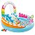 Piscina Inflável Infantil com Escorregador Playground Candy Fun 165L Intex - Imagem 1