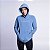 Moletom Canguru Fleece Salomon Polar LT Hoodie Com Capuz Azul Feminino - Imagem 2