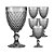 Jogo de Taças Ametista Cinza 300 ml 6 Peças Vidro - Imagem 2