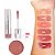 GLOSS LABIAL GLOSSIER ONE GB40 BLAIR HB-L6407-4 RUBY ROSE BLOW - Imagem 1