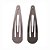 PRESILHA TIC TAC METALLIC BLOND COM 4 UNIDADES 1765 RICCA - Imagem 2