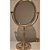ESPELHO OVAL DE MESA DOURADO STRASS 8123 BRASWAN - Imagem 1