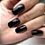 UNHAS POSTIÇAS PRETO TAMANHO MÉDIO UP315A MACRILAN - Imagem 2