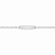Pulseira Infantil C/ placa para gravar Nome Prata - P587 - Imagem 1