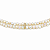 Pulseira Pedra Natural Banhada a Ouro - P604 - Imagem 1