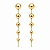 Brinco Banhado a Ouro - BR2897 - Imagem 1