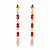 Brinco Banhado a Ouro - BR2959 - Imagem 1