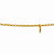 Pulseira Infantil Banhada a Ouro - P921 - Imagem 1