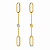 Brinco Banhado a Ouro - BR3199 - Imagem 1