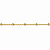 Pulseira Infantil Banhada a Ouro - P1037 - Imagem 1