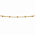 Pulseira Infantil Banhada a Ouro - P1040 - Imagem 1