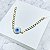 Gargantilha/Choker Olho Grego Banhada a Ouro - GARG1596 - Imagem 1