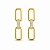 Brinco Banhado a Ouro - BR3967 - Imagem 1