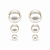 Trio Brincos Banhado a Ouro - BR4071 - Imagem 1