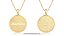 Gargantilha Mandala Personalizada com Gravação no Verso - Banhado a Ouro 18k - Imagem 1