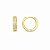 Argola Banhada a Ouro - 48855 - Imagem 1