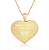 Gargantilha Coração Grande Personalizado 2 Filhos(as) - Banhado a Ouro 18k - Imagem 5
