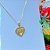 Gargantilha Coração Pequeno Personalizado Religiosos - Banhado a Ouro 18k - Imagem 4