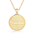 Gargantilha Mandala Personalizada Pai Nosso Católico - Banhado a Ouro 18k - Imagem 1