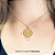 Gargantilha Mandala Personalizada Pai Nosso Católico - Banhado a Ouro 18k - Imagem 5