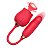 Vibrador de Ponto G e Clítoris com Vai e Vem Formato de Rosa - Imagem 8