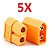 5 Pares Conectores Plug Xt60 Amarelo (5 Machos+5 Femeas) - Imagem 2