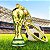 Chaveiro Taça Copa do Mundo 2026 Futebol 5cm Metal Detalhado - Imagem 5