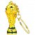 Chaveiro Taça Copa do Mundo 2026 Futebol 5cm Metal Detalhado - Imagem 1