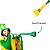 Kit 2 Vuvuzelas Verde e Amarelo Brasil 60cm Copa do Mundo - Imagem 3