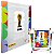 Kit Álbum Capa Dura Prata C/5 Envelopes Copa do Mundo Panini - Imagem 1