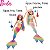 Boneca Barbie Dreamtopia Sereia que Muda De Cor Gtf89 Mattel - Imagem 7
