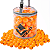Bola Ping-Pong Laranja - Imagem 1
