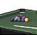 Mesa Multi ( Sinuca/Ft.Botão/Ping Pong) com 2 tacos e bolas num. 1 a 15 + bca de 50mm - Imagem 5