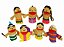 Fantoches Família Indígena c/7 un. - Imagem 1