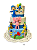 Bolo Fake - Pocoyo - (Aluguel) - Imagem 1