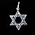 Pingente Prata 925 Estrela de Davi Pequeno - Imagem 1