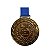 Medalha de Bronze M50 Esportiva Honra ao Mérito Com Fita Azul Crespar - Imagem 1
