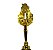 Troféu Honra Ao Mérito Dourado Com Placa Deusa da Vitória 33 cms - Imagem 6